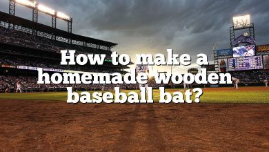 How to make a homemade wooden baseball bat?