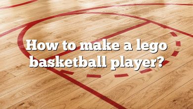 How to make a lego basketball player?