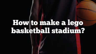 How to make a lego basketball stadium?