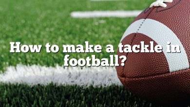 How to make a tackle in football?