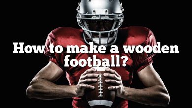How to make a wooden football?