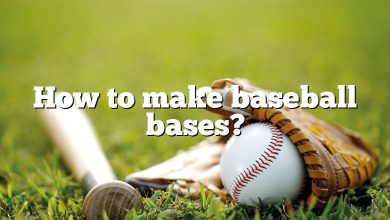 How to make baseball bases?