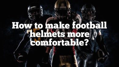 How to make football helmets more comfortable?
