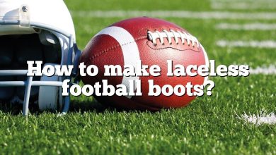 How to make laceless football boots?