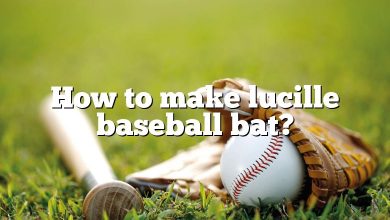 How to make lucille baseball bat?