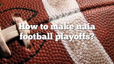 How to make naia football playoffs?