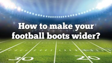How to make your football boots wider?