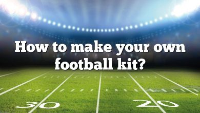 How to make your own football kit?