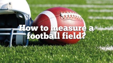 How to measure a football field?