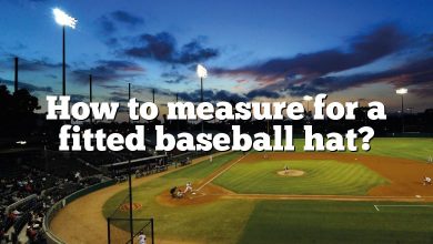 How to measure for a fitted baseball hat?