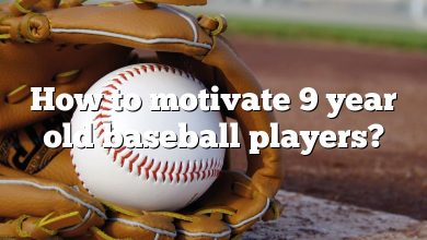 How to motivate 9 year old baseball players?