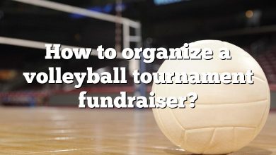 How to organize a volleyball tournament fundraiser?