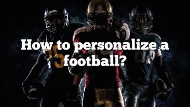 How to personalize a football?