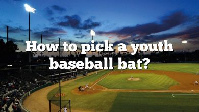 How to pick a youth baseball bat?