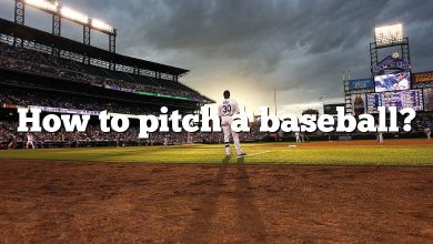 How to pitch a baseball?