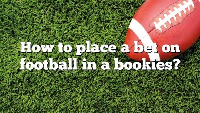 How to place a bet on football in a bookies?