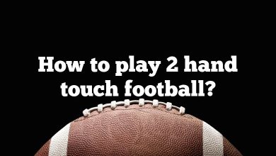 How to play 2 hand touch football?