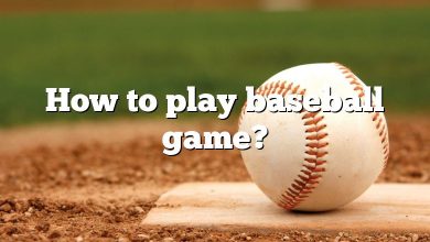 How to play baseball game?