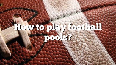 How to play football pools?