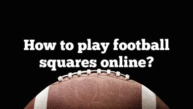 How to play football squares online?