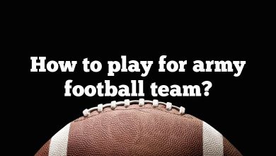 How to play for army football team?