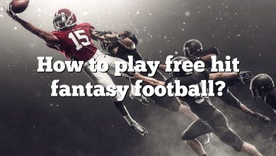 How to play free hit fantasy football?