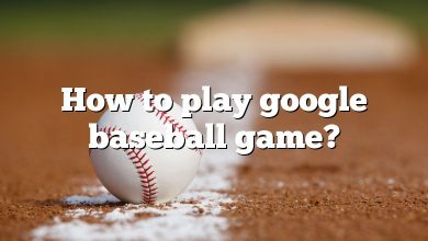 How to play google baseball game?