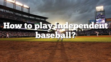 How to play independent baseball?