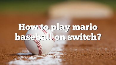 How to play mario baseball on switch?