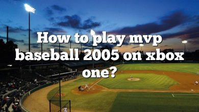How to play mvp baseball 2005 on xbox one?