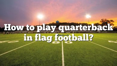 How to play quarterback in flag football?