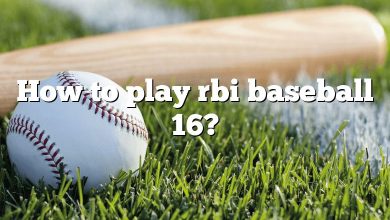 How to play rbi baseball 16?