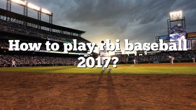 How to play rbi baseball 2017?