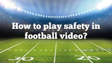 How to play safety in football video?