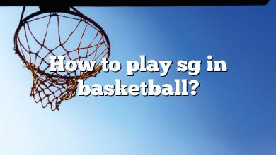 How to play sg in basketball?