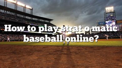 How to play strat o matic baseball online?