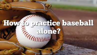 How to practice baseball alone?