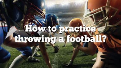 How to practice throwing a football?