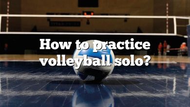 How to practice volleyball solo?