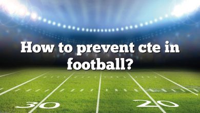 How to prevent cte in football?
