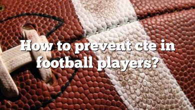 How to prevent cte in football players?