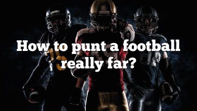How to punt a football really far?