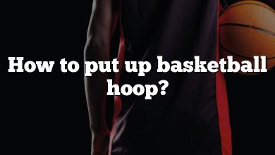 How to put up basketball hoop?