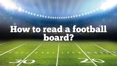 How to read a football board?