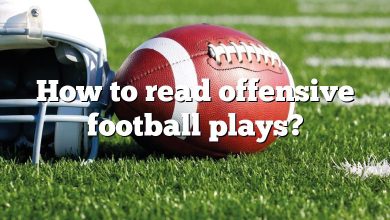 How to read offensive football plays?