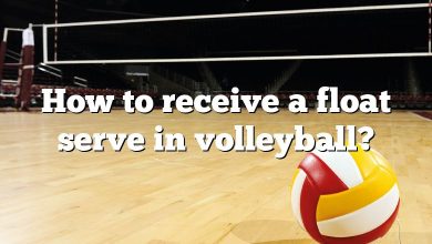 How to receive a float serve in volleyball?