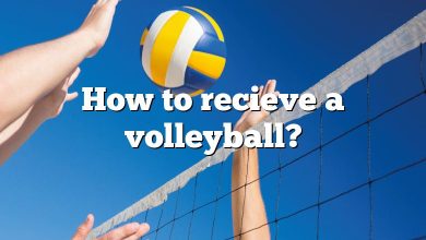 How to recieve a volleyball?