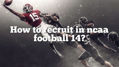How to recruit in ncaa football 14?