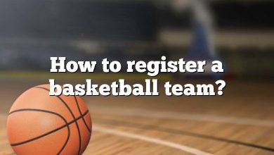 How to register a basketball team?