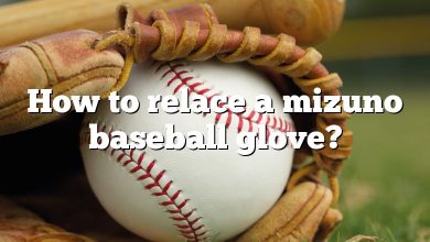 How to relace a mizuno baseball glove?